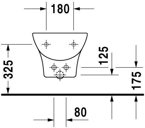 Duravit - Bidet sospeso PuraVida