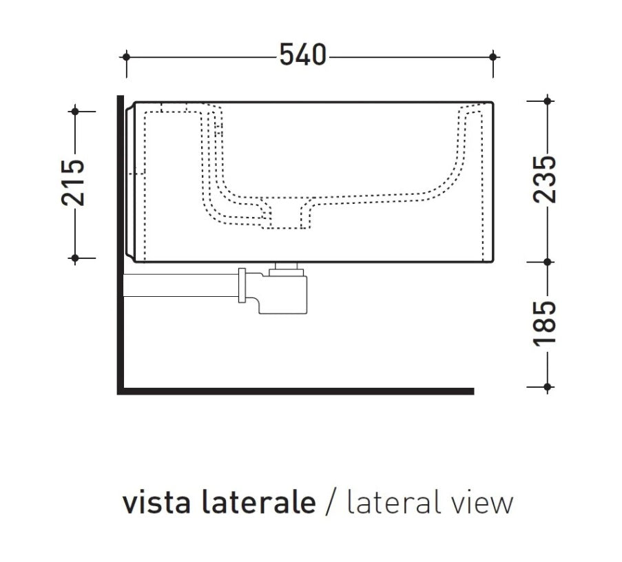 Ceramica Flaminia NL218 - Nile Bidet sospeso bianco lucido