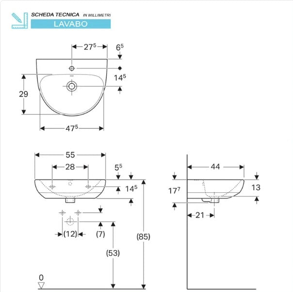 Pozzi Ginori - Selnova 2000 Lavabo
