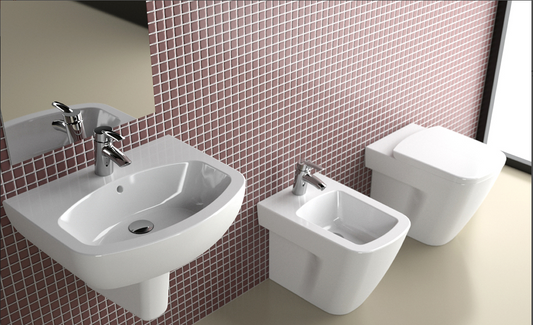 CERAMICA DOLOMITE MIA Set Bidet + WC + Sedile