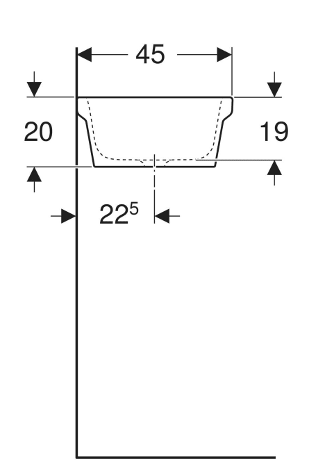 Pozzi Ginori - Lavabo Elleboro 120