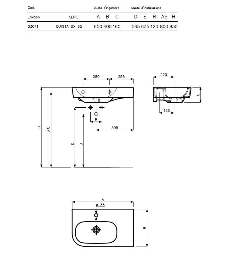 Pozzi Ginori - QUINTA 65cm.