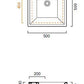 Ceramica CATALANO - Lavabo ZERO 50