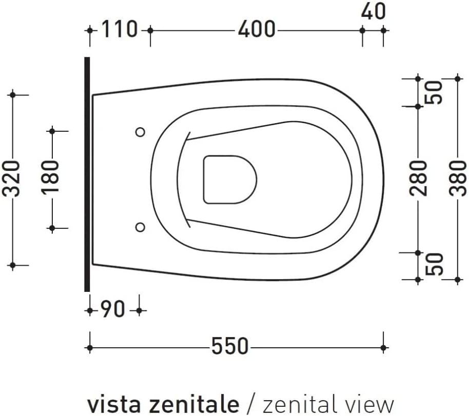 Ceramica Flaminia IO118G - Vaso Sospeso IO 2.0