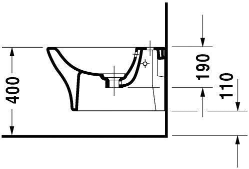 Duravit - Bidet sospeso PuraVida