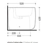 Ceramica Flaminia MN217 - Monò Bidet a Terra bianco lucido