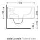 Ceramica Flaminia NL118 - Nile Vaso sospeso Bianco