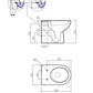 Pozzi Ginori - Bidet filomuro SELNOVA 3