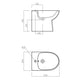 Pozzi Ginori - Bidet filomuro SELNOVA 3