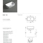 SIMAS 81010002 - SIMAS DEGRADE LAVABO 57 CM APPOGGIO BIANCO