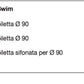 CERAMICA DOLOMITE - Piatto Doccia SWIM J416300
