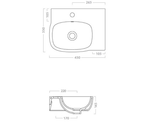 Pozzi Ginori - FANTASIA 2 LAVAMANI 45
