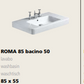 Ceramica CATALANO - ROMA Lavabo 85 bacino piccolo