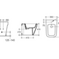 CERAMICA DOLOMITE MIA Set Bidet + WC + Sedile