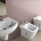CERAMICA DOLOMITE MIA Set Bidet + WC + Sedile