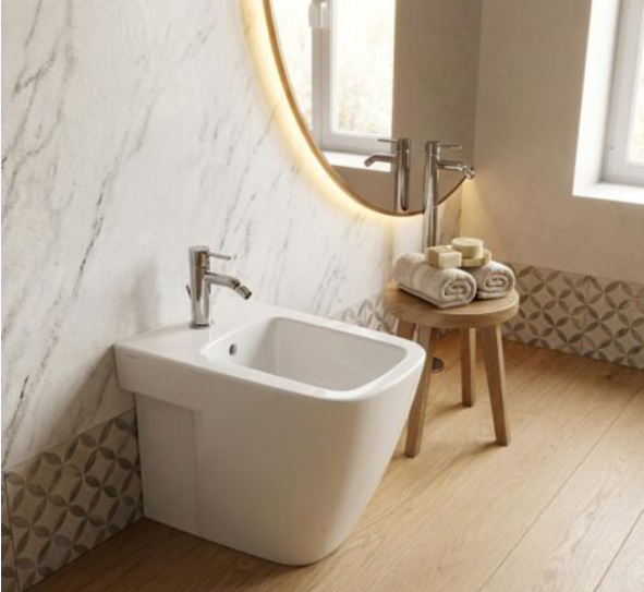 CERAMICA DOLOMITE MIA Set Bidet + WC + Sedile