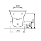 CERAMICA DOLOMITE Bidet CLODIA