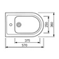 CERAMICA DOLOMITE Bidet CLODIA