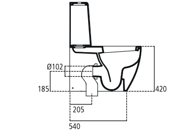 Ideal standard - WC 21 VENTUNO