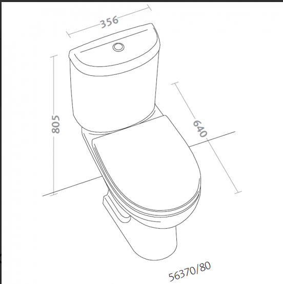 Pozzi Ginori - Vaso a Terra per Cassetta Selnova 3
