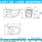 Pozzi Ginori - EASY.02 vaso sospeso SENZA sedile
