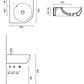 Ceramica CATALANO - Lavabo SFERA 50