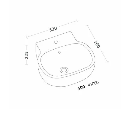 Pozzi Ginori - Serie 500 Lavabo 52