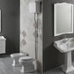 Simas  2500502 - Lavabo Simas 68 Arcade sospeso o su colonna bianco