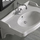 Simas  2500502 - Lavabo Simas 68 Arcade sospeso o su colonna bianco