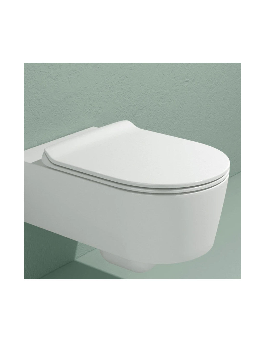 Ceramica Flaminia LKCW09 - Link CopriVaso SLIM in termoindurente a discesa rallentata