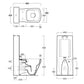 SIMAS 8800100009942 - Vaso a Terra Baden Baden Rimless
