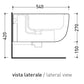 Ceramica Flaminia BN218 - Bidet Sospeso Bonola