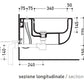 Ceramica Flaminia BN218 - Bidet Sospeso Bonola