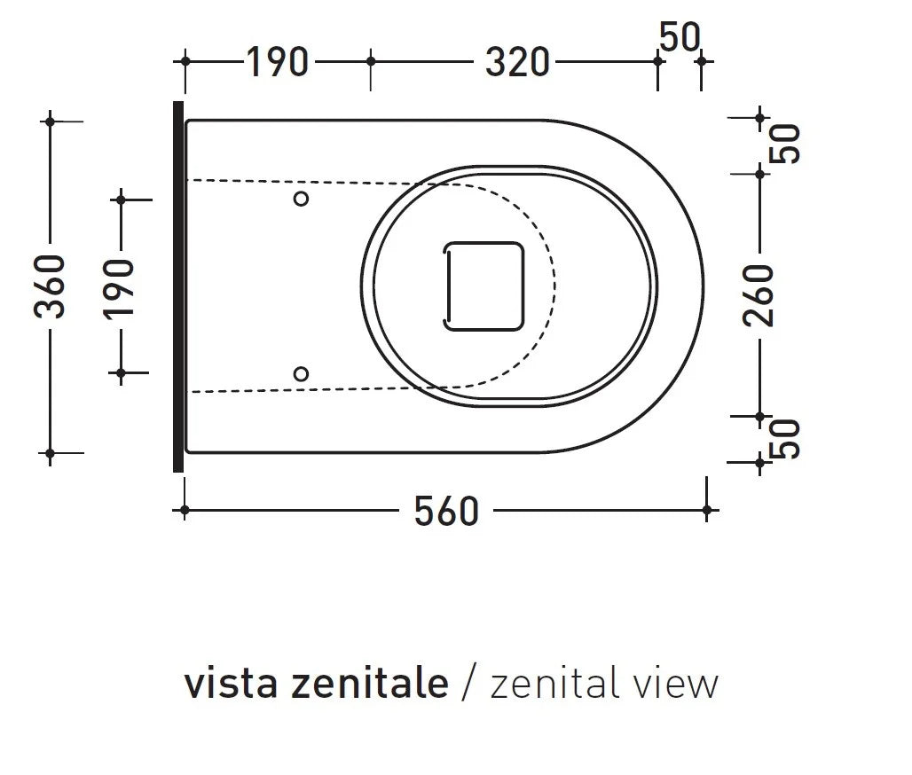 Ceramica Flaminia LK117 - Vaso a Terra Link bianco lucido