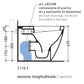 Ceramica Flaminia LK117 - Vaso a Terra Link bianco lucido