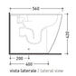 Ceramica Flaminia LK117G - Vaso a Terra Link bianco lucido