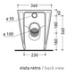 Ceramica Flaminia LK117G - Vaso a Terra Link bianco lucido