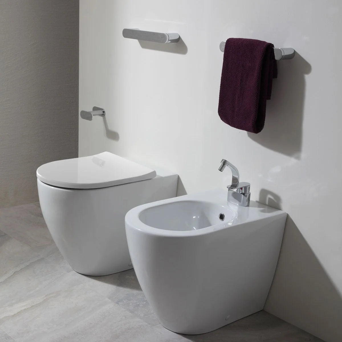 Ceramica Flaminia LK117G - Vaso a Terra Link bianco lucido