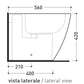 Ceramica Flaminia LK217 - Link Bidet a Terra bianco