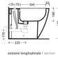 Ceramica Flaminia LK217 - Link Bidet a Terra bianco