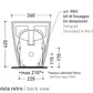 Ceramica Flaminia LK217 - Link Bidet a Terra bianco