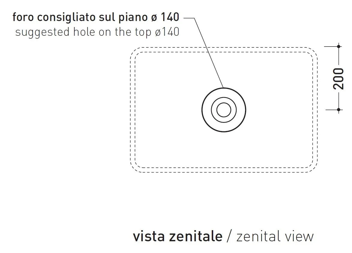 Ceramica Flaminia - MINIWASH Lavabo cm. 60