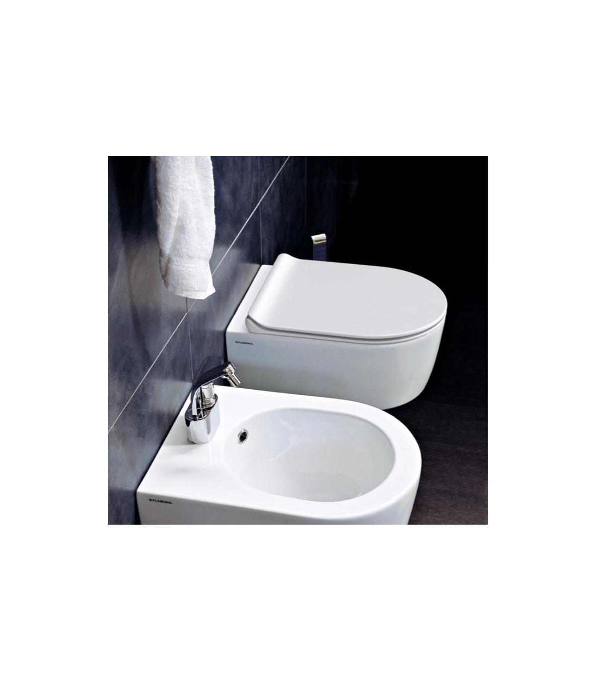 Ceramica Flaminia LKCW09 - Link CopriVaso SLIM in termoindurente a discesa rallentata