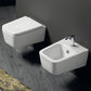 Simas DEGRADE' vaso + bidet - bianco lucido sospeso